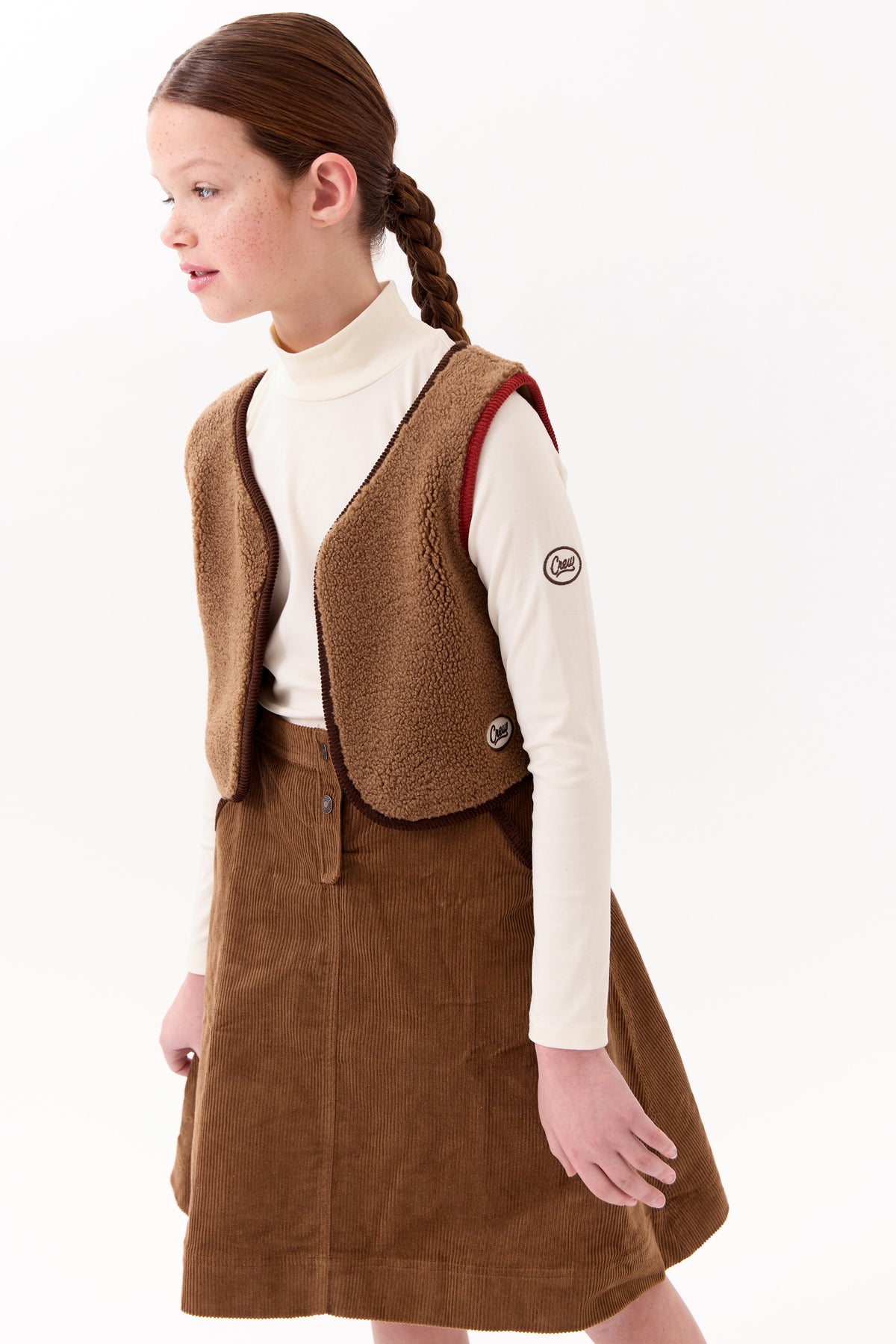 Ella Turtleneck - Natural by Crew Kids NY (view 3 of 4)