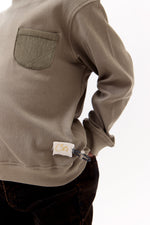 Teddi Ribbed Sweatshirt - Green by Crew Kids NY (view 4 of 6)