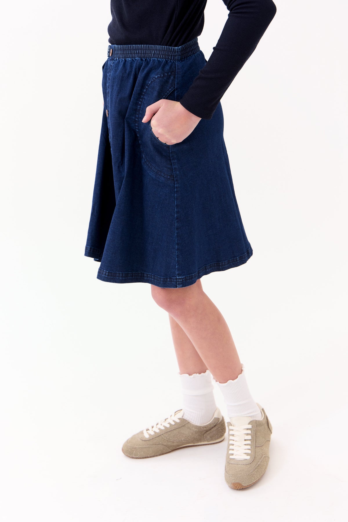 Louise Skirt - Blue by Crew Kids NY (view 4 of 4)