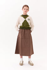 Gia Maxi Skirt - Brown by Crew Kids NY (view 2 of 4)
