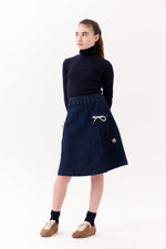 Lia Skirt - Blue by Crew Kids NY (view 3 of 10)