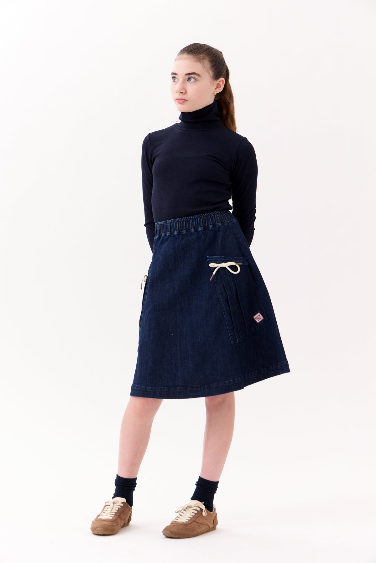 Lia Skirt - Blue by Crew Kids NY (view 3 of 10)