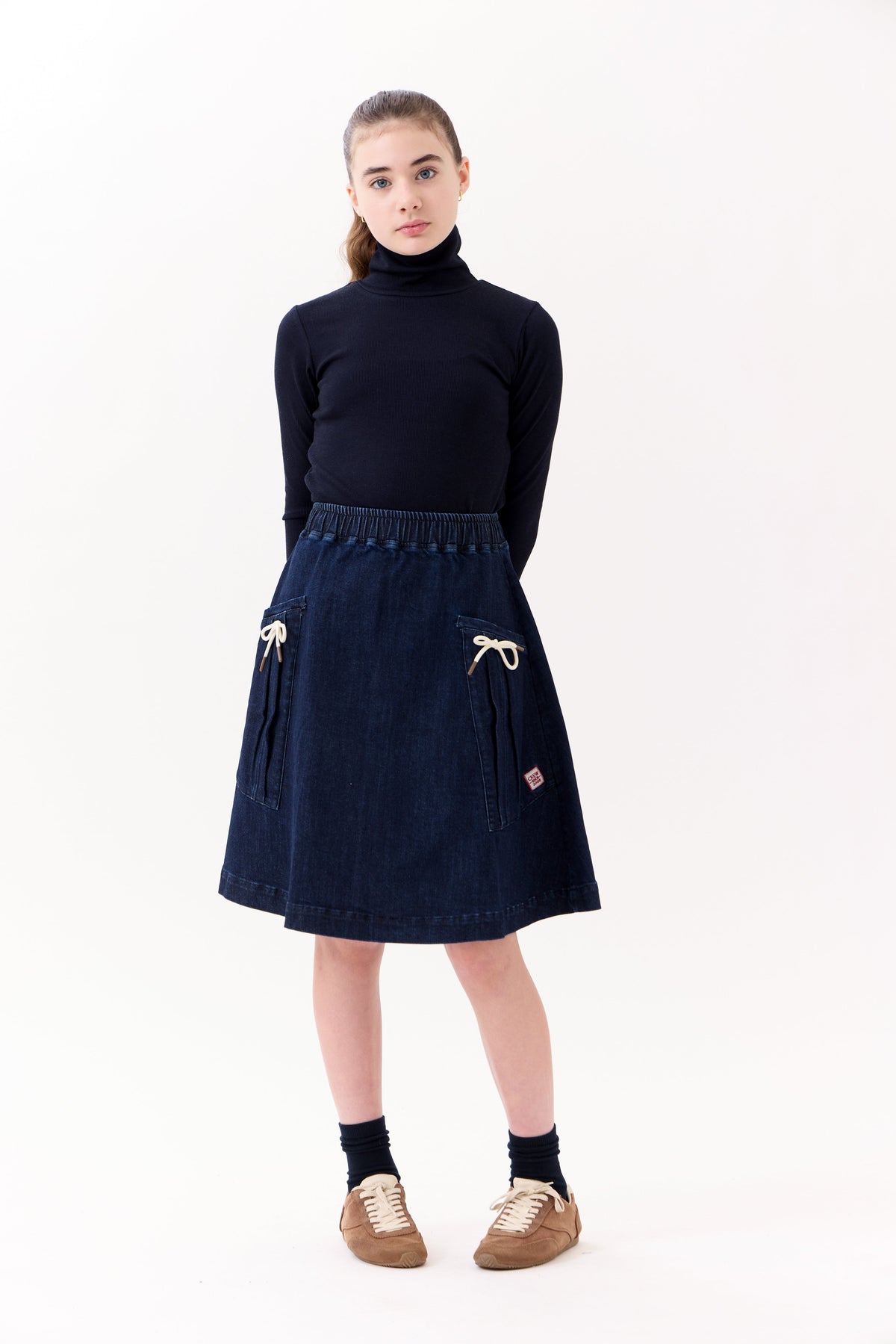 Lia Skirt - Blue by Crew Kids NY (view 2 of 10)
