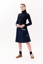 Louise Rib Turtleneck - Navy by Crew Kids NY (view 3 of 6)