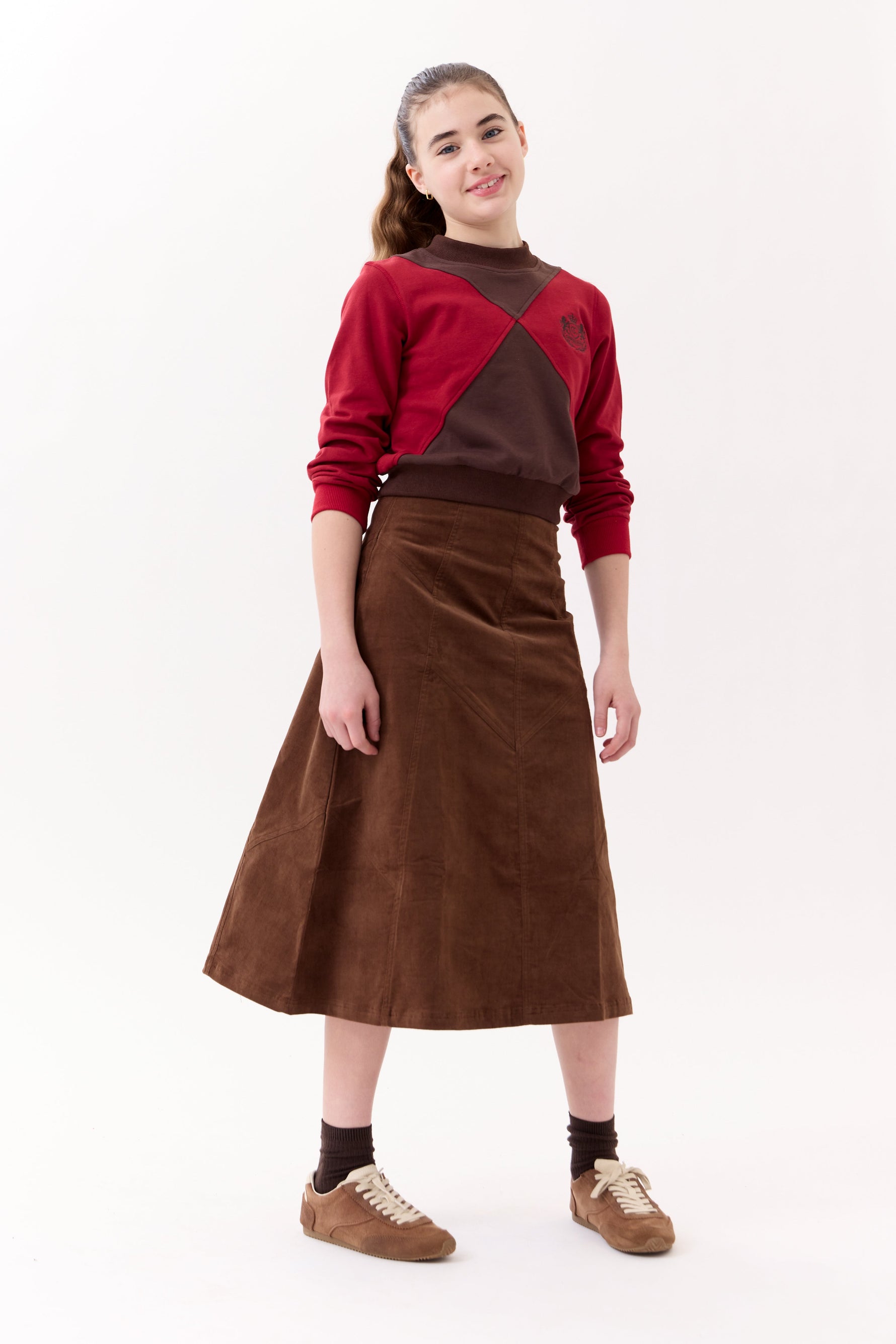 Lexi Maxi Skirt - Caramel by Crew Kids NY