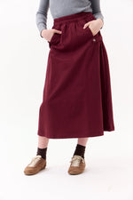 Stella Maxi Skirt - Merlot by Crew Kids NY