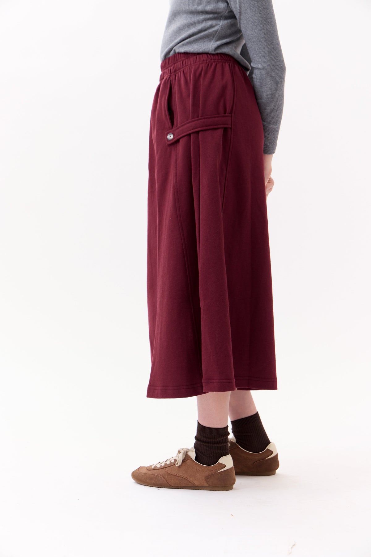 Stella Maxi Skirt - Merlot by Crew Kids NY