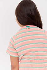 Crew Kids NY Piper Dress With Elastic Waist Front Text Detail For Girls by Crew Kids NY at Everetts Place