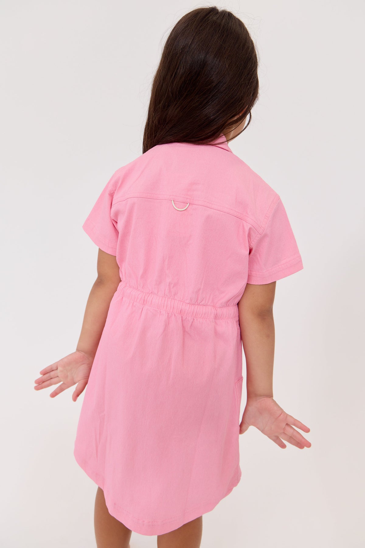 Crew Kids NY Dress With Drawstring Waist For Girls by Crew Kids NY at Everetts Place