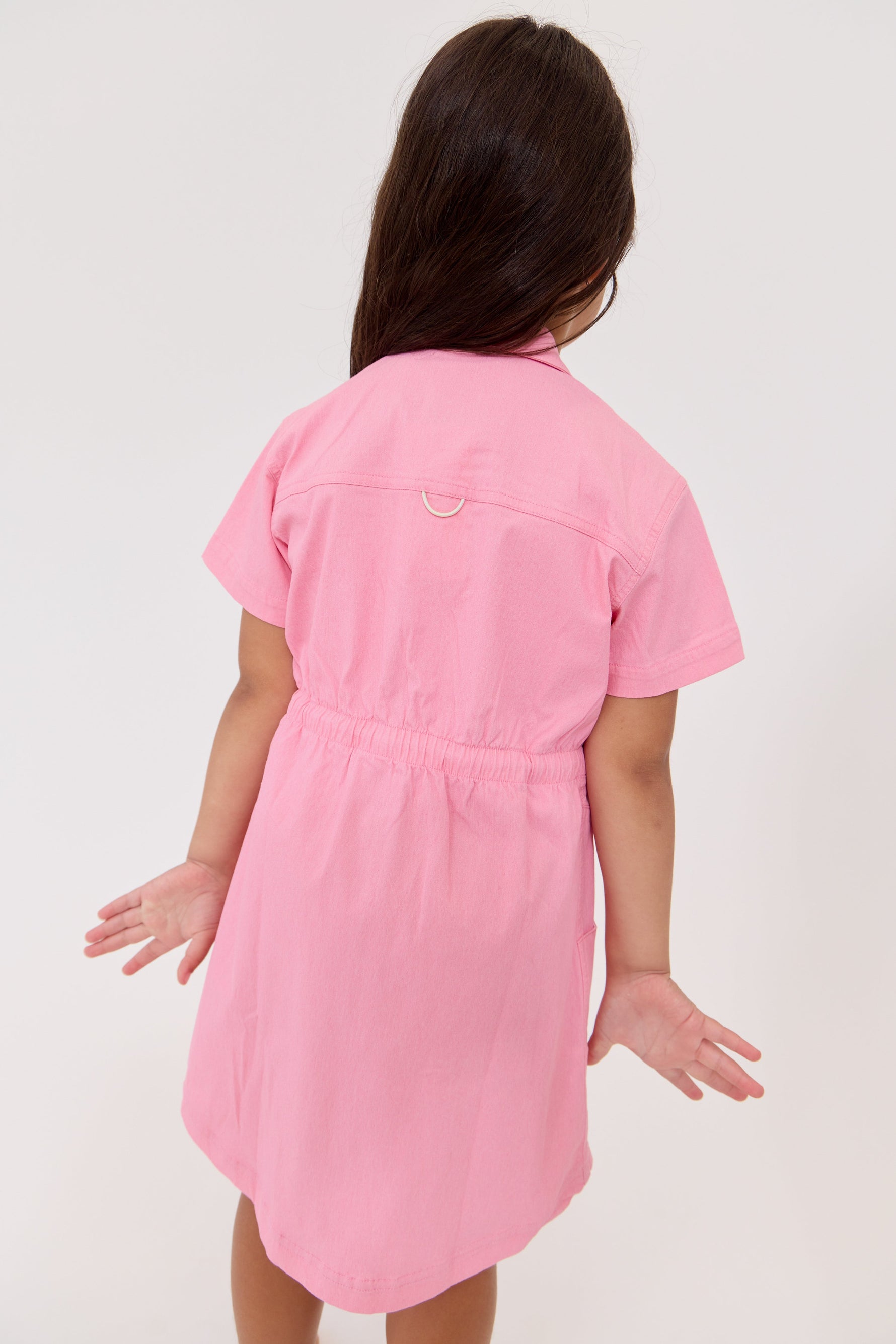 Crew Kids NY Dress With Drawstring Waist For Girls by Crew Kids NY at Everetts Place