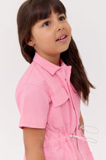 Crew Kids NY Dress With Drawstring Waist For Girls by Crew Kids NY at Everetts Place
