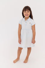 Elouise Dress - Blue by Crew Kids NY at Everetts Place
