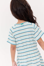 Crew Kids NY Piper Dress With Elastic Waist Front Text Detail For Girls by Crew Kids NY at Everetts Place