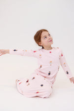 Teddy Bear Nightgown For Girls Light Pink Long Sleeve by Crew Kids NY at Everetts Place