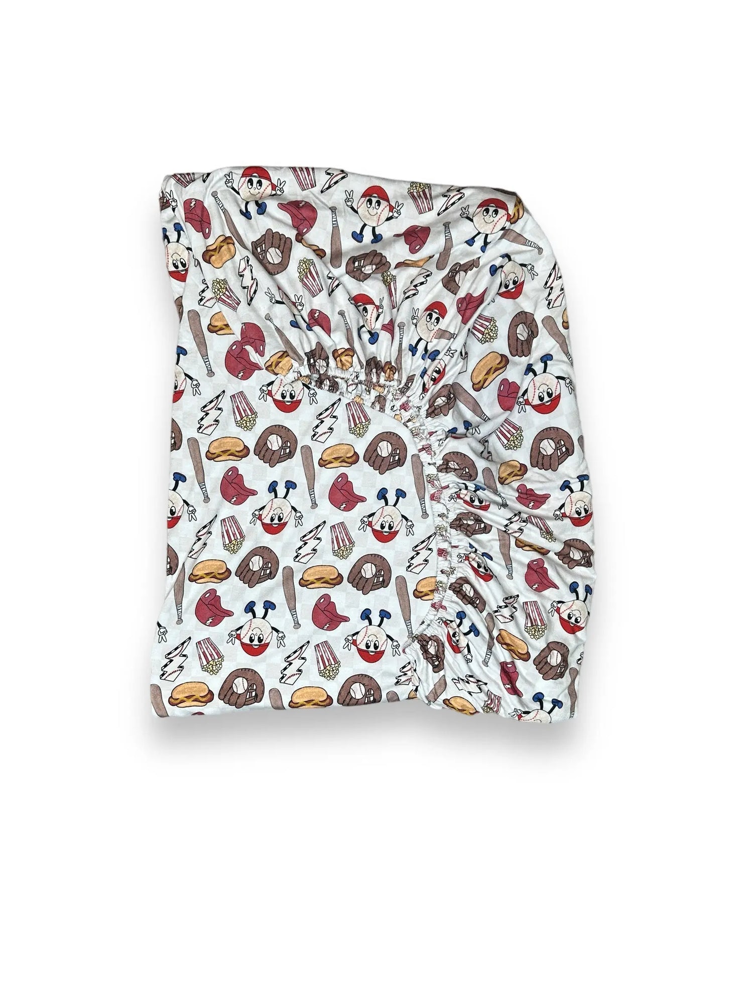 Crib Sheet, Baseball Miller & Co. Everetts Place Boutique