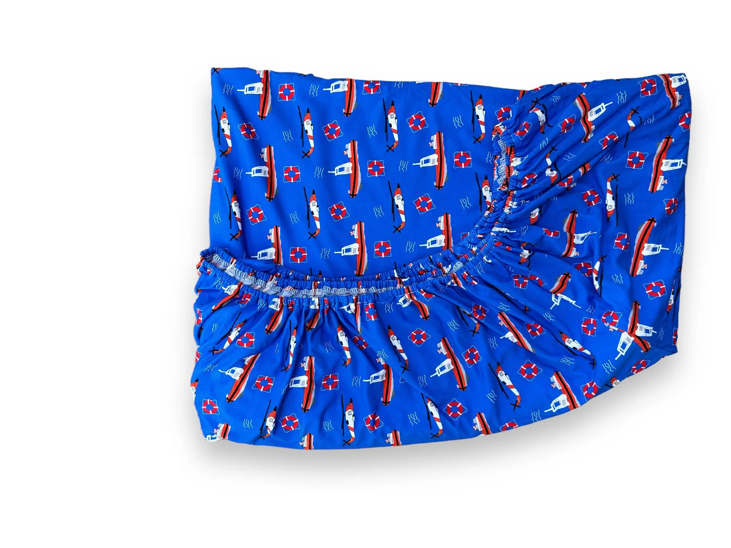 Crib Sheet, Coast Guard Miller & Co. Everetts Place Boutique