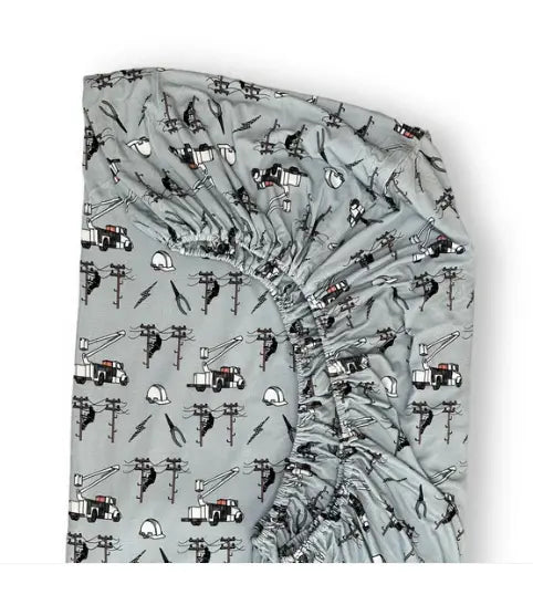 Crib Sheet, Lineman Miller & Co. Everetts Place Boutique