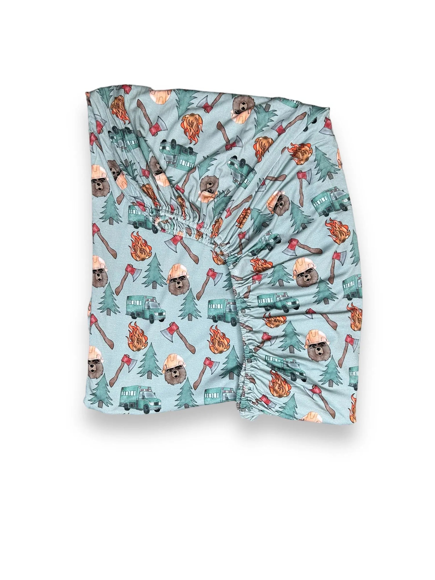 Crib Sheet, Wildland Firefighter Miller & Co. Everetts Place Boutique