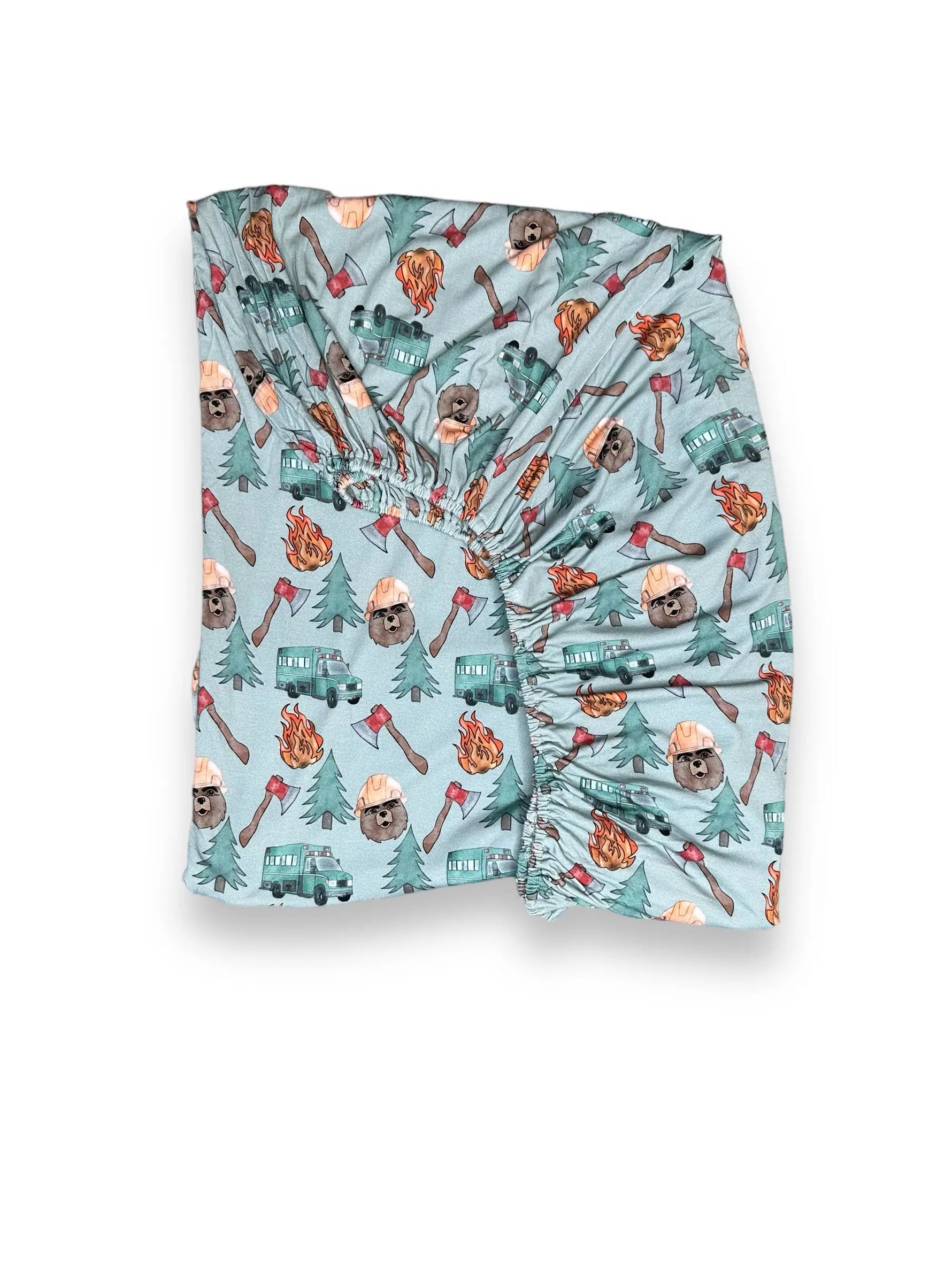 Crib Sheet, Wildland Firefighter Miller & Co. Everetts Place Boutique