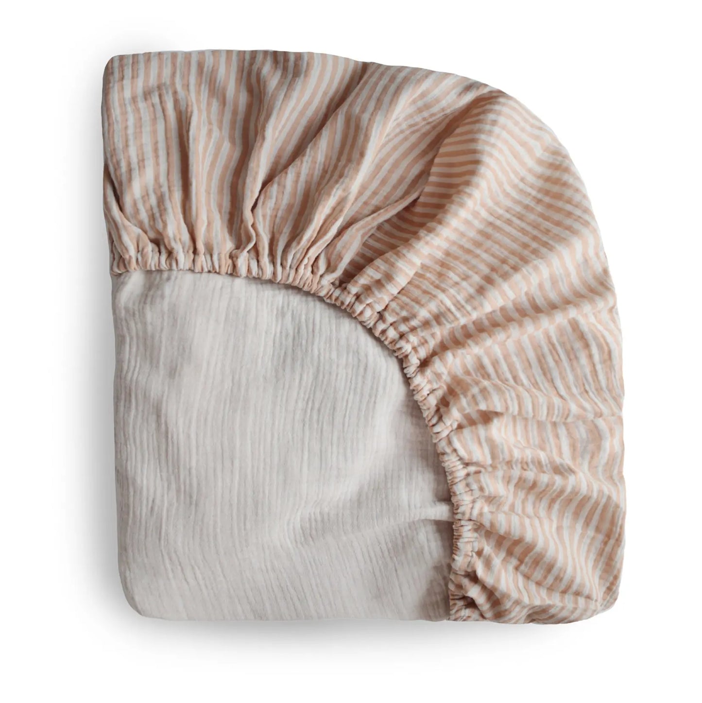 Extra Soft Muslin Crib Sheet for Baby 100% Cotton Breathable and Cozy Mushie