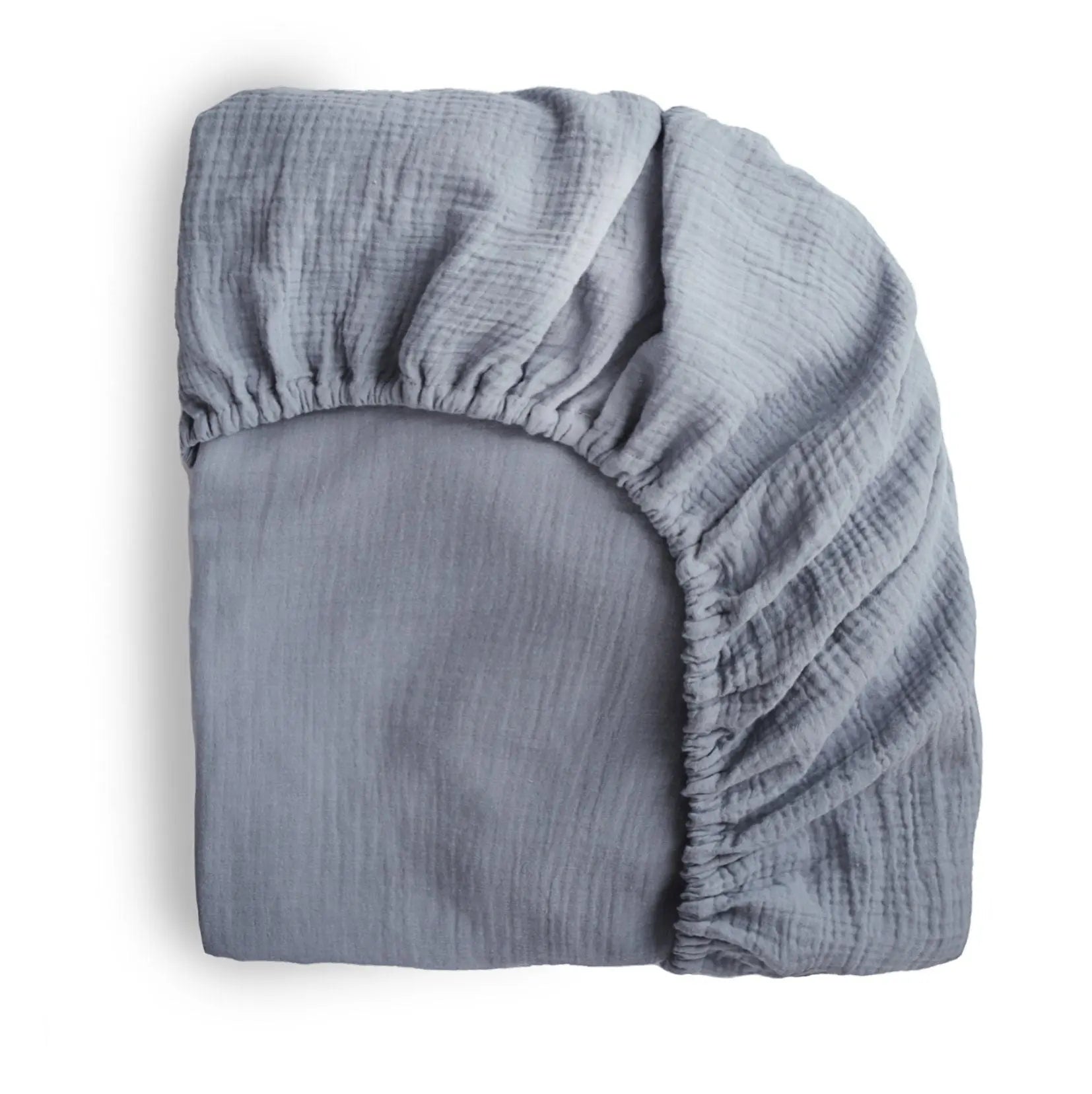 Mushie Extra Soft Muslin Crib Sheet for Baby 100% Cotton Breathable and Cozy - Home & Garden > Linens & Bedding > Bedding crib sheets