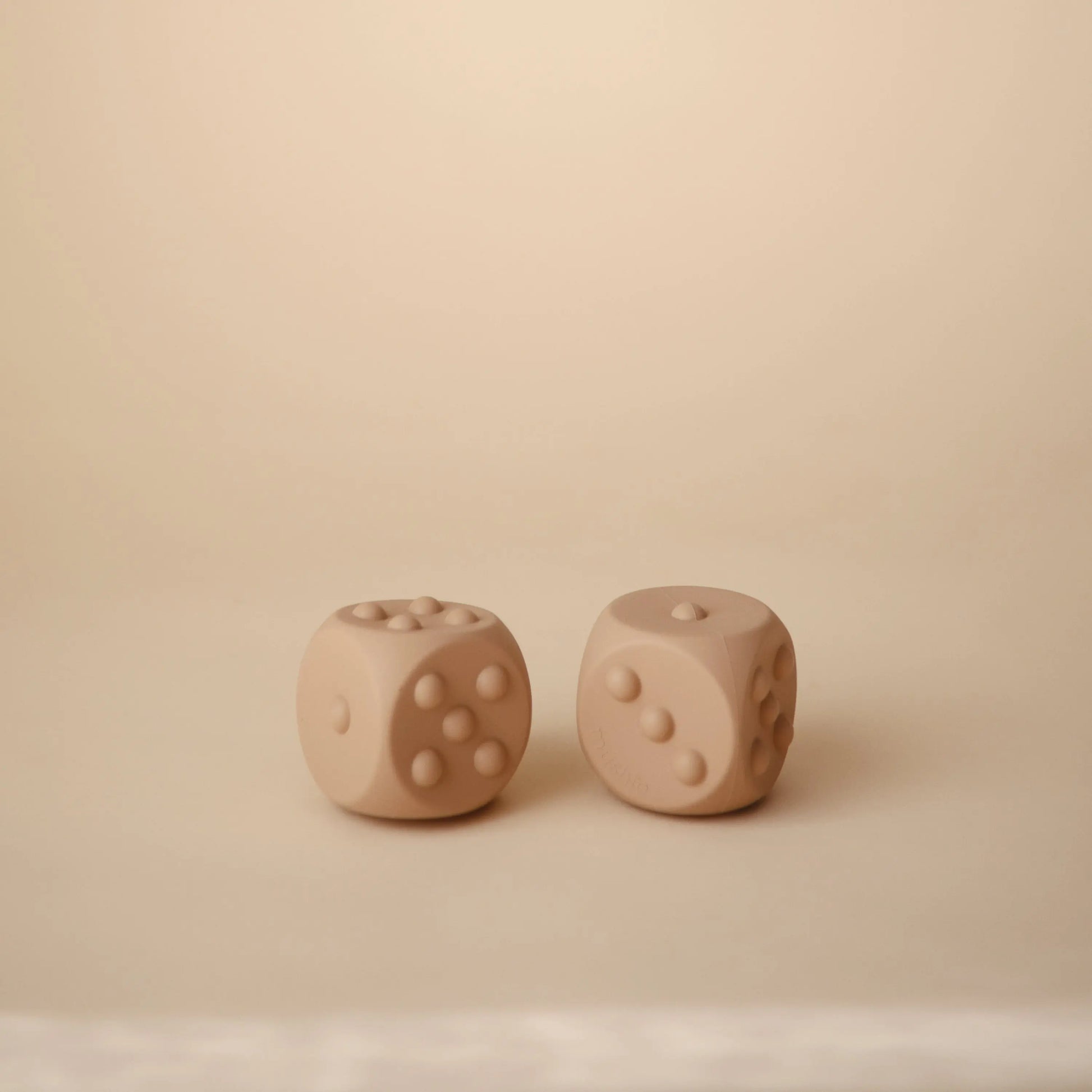 Mushie Dice Press Toy for Fine Motor Skill Development and Learning Mushie