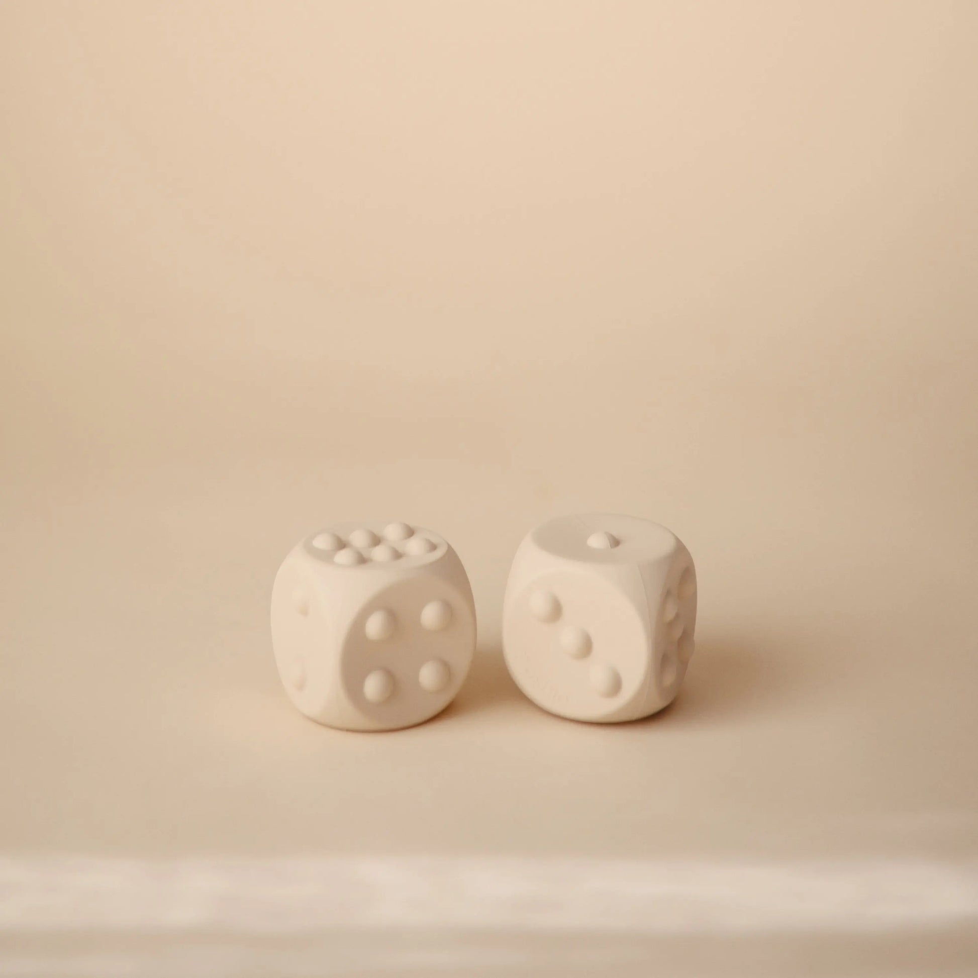 Mushie Dice Press Toy for Fine Motor Skill Development and Learning Mushie