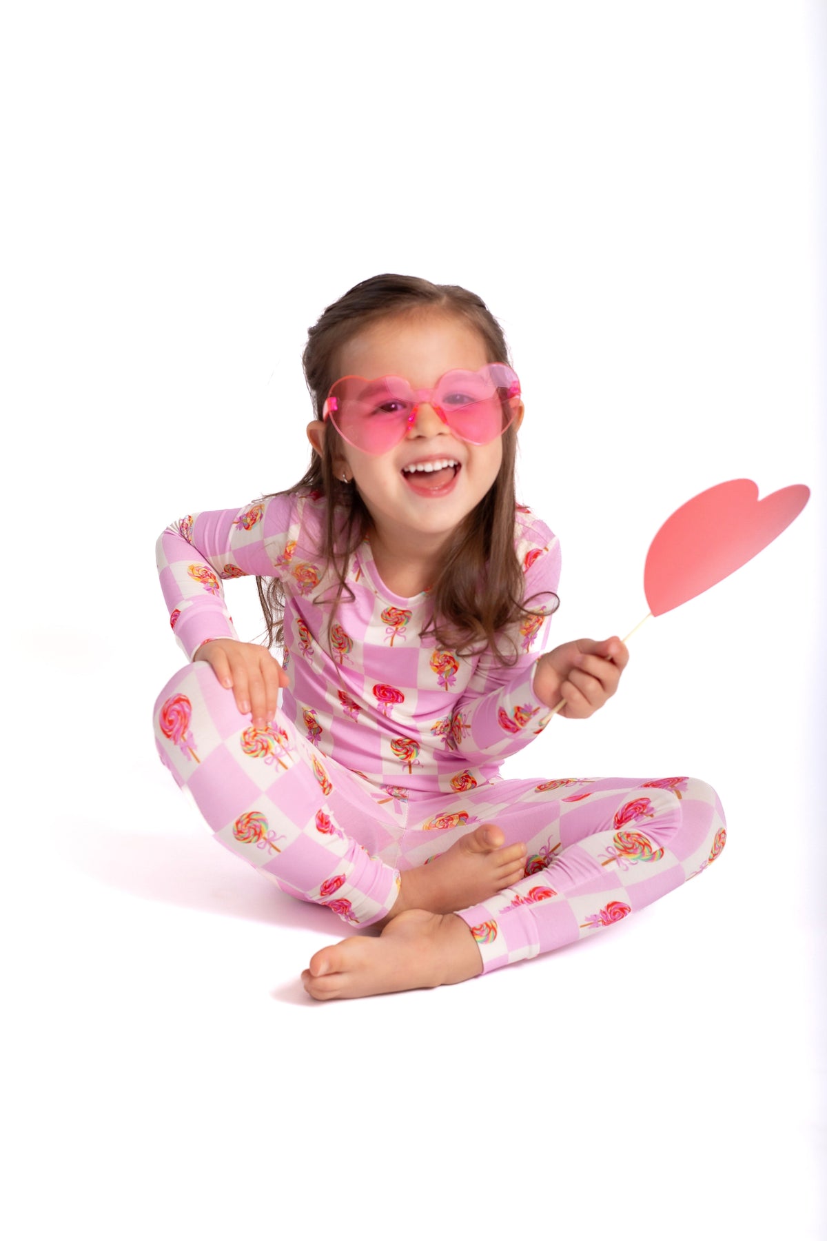 My First Lollipop -2-Piece Bamboo Pajamas for Girl by Rayn’s Tiny Stitches