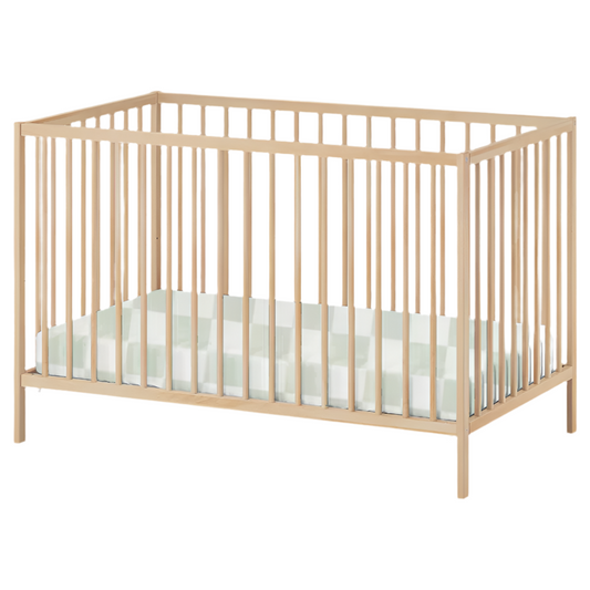 Leaf Green And White Checkered Crib Sheet For Nursery Little Mae & Co Everetts Place: Online Boutique