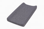 Black White Houndstooth Changing Pad Cover by Little Mae & Co