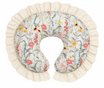 Ivory Eyelet Ruffle Original Nursing Pillow Cover by Little Mae & Co