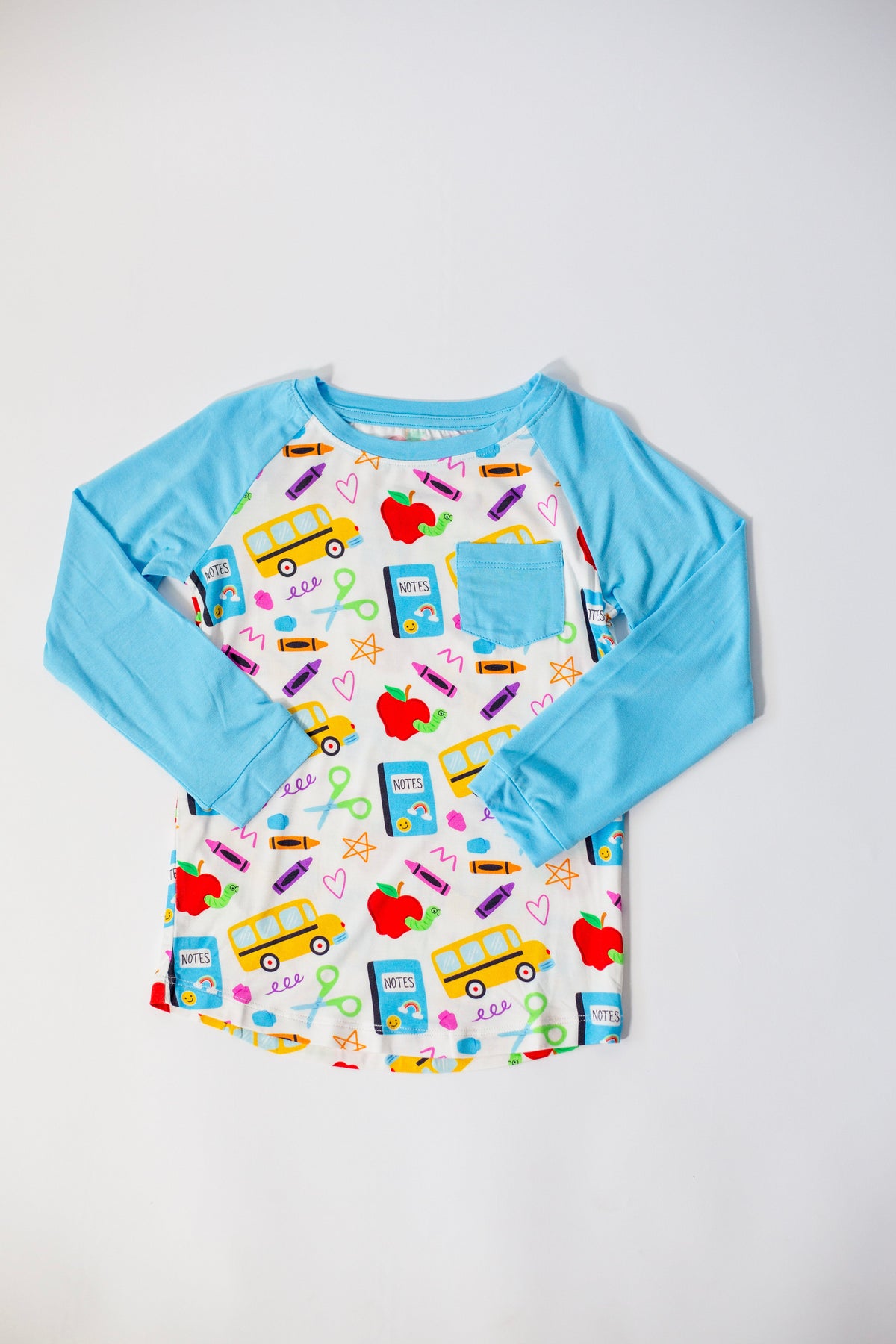 My First Day of School Bamboo Rugby Shirt by Rayn’s Tiny Stitches