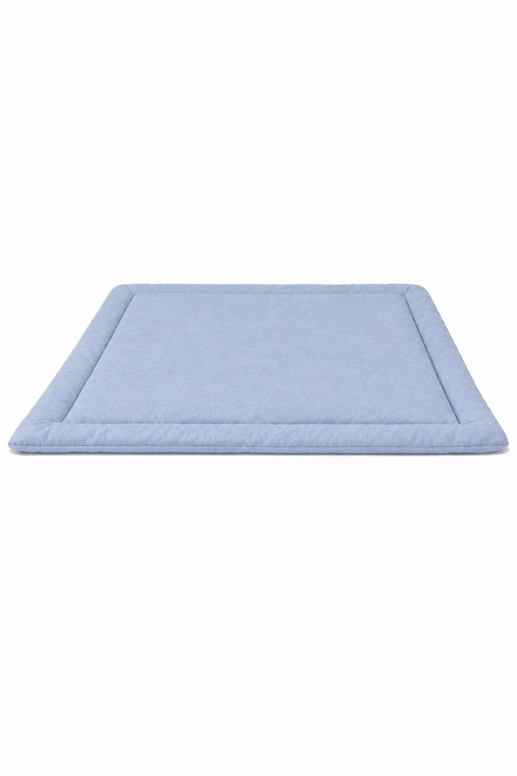 Light Denim Padded Baby Play Mat by Little Mae & Co