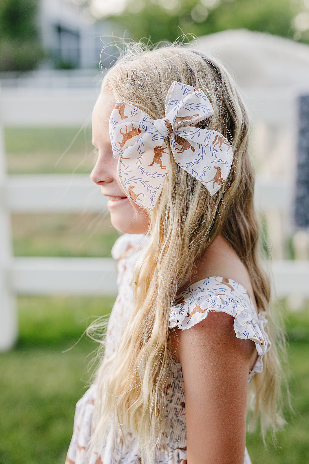 Pony Hair Bow Baby Accessory