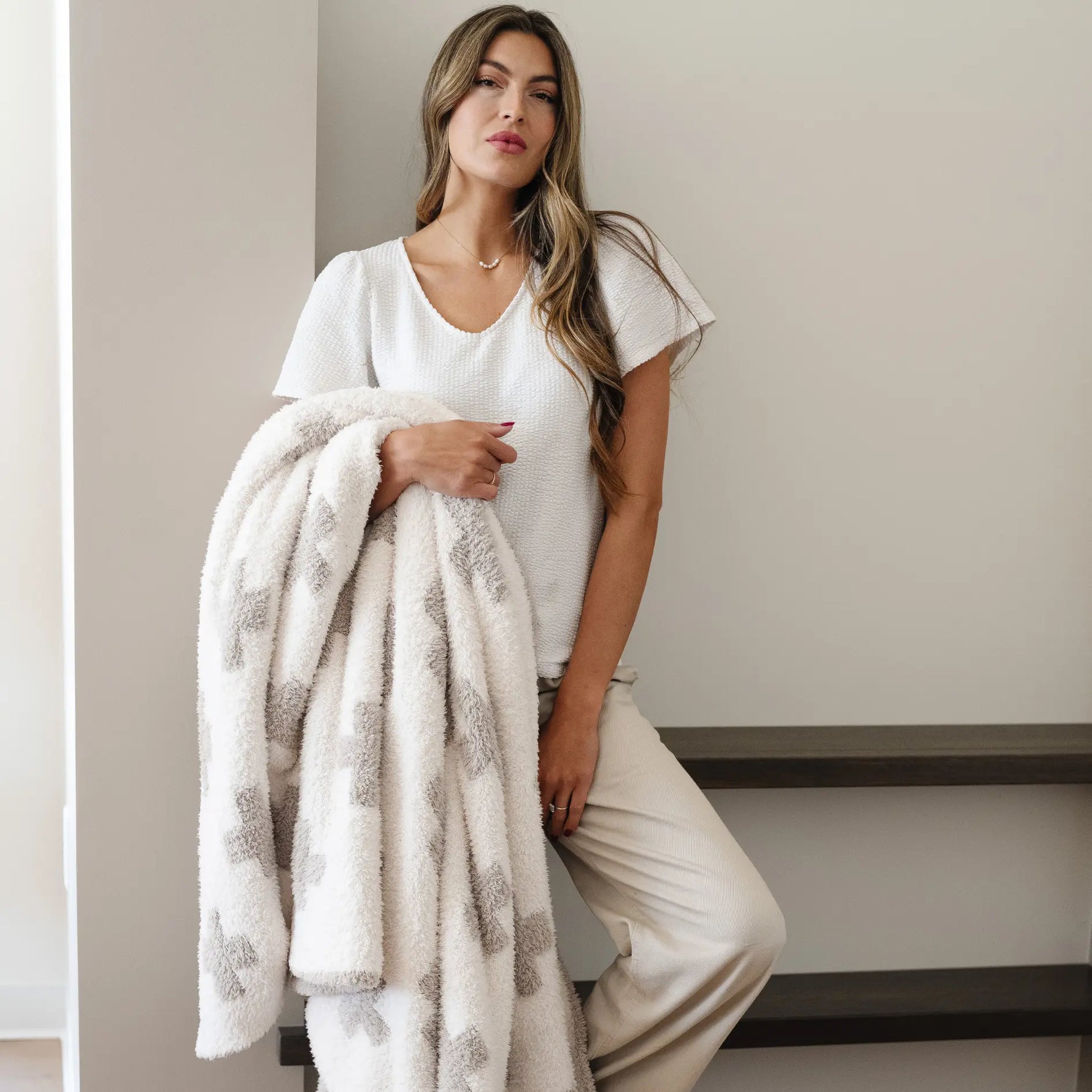 DOUBLE-LAYER BAMBONI® THROW BLANKETS Saranoni 