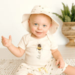 Finn Emma Graphic Bodysuit Organic Cotton For Baby With Bee Design Ultra Soft Comfort Finn + Emma 