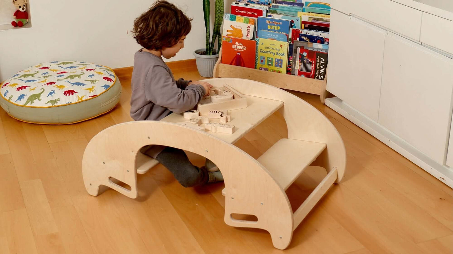 Montessori Wooden Safari Animal Puzzle Box For Toddlers Kidodido Everetts Place: Online Boutique