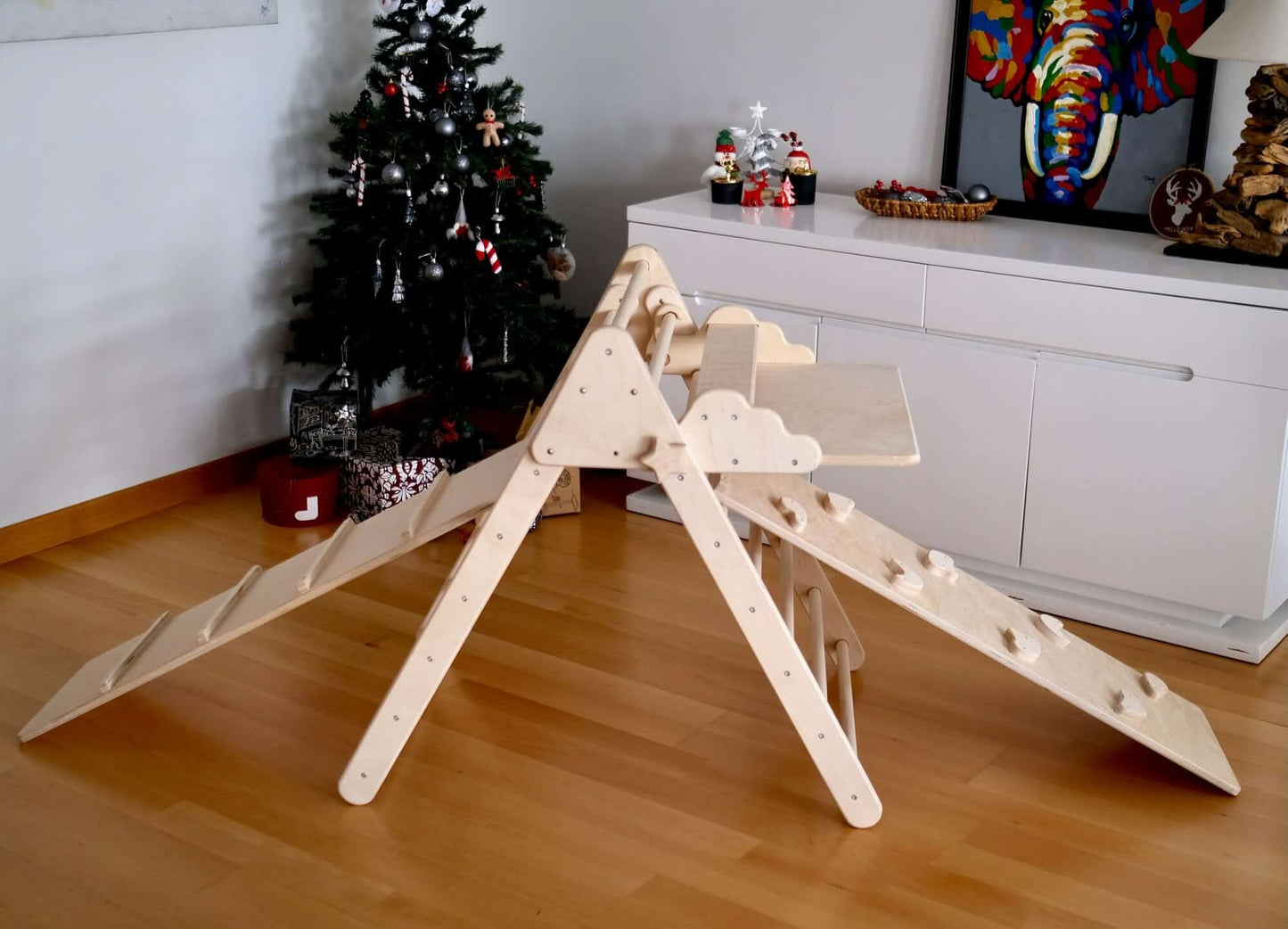 Montessori Climbing Triangle Set With Foldable Table Chair Kidodido Everetts Place: Online Boutique 487.50
