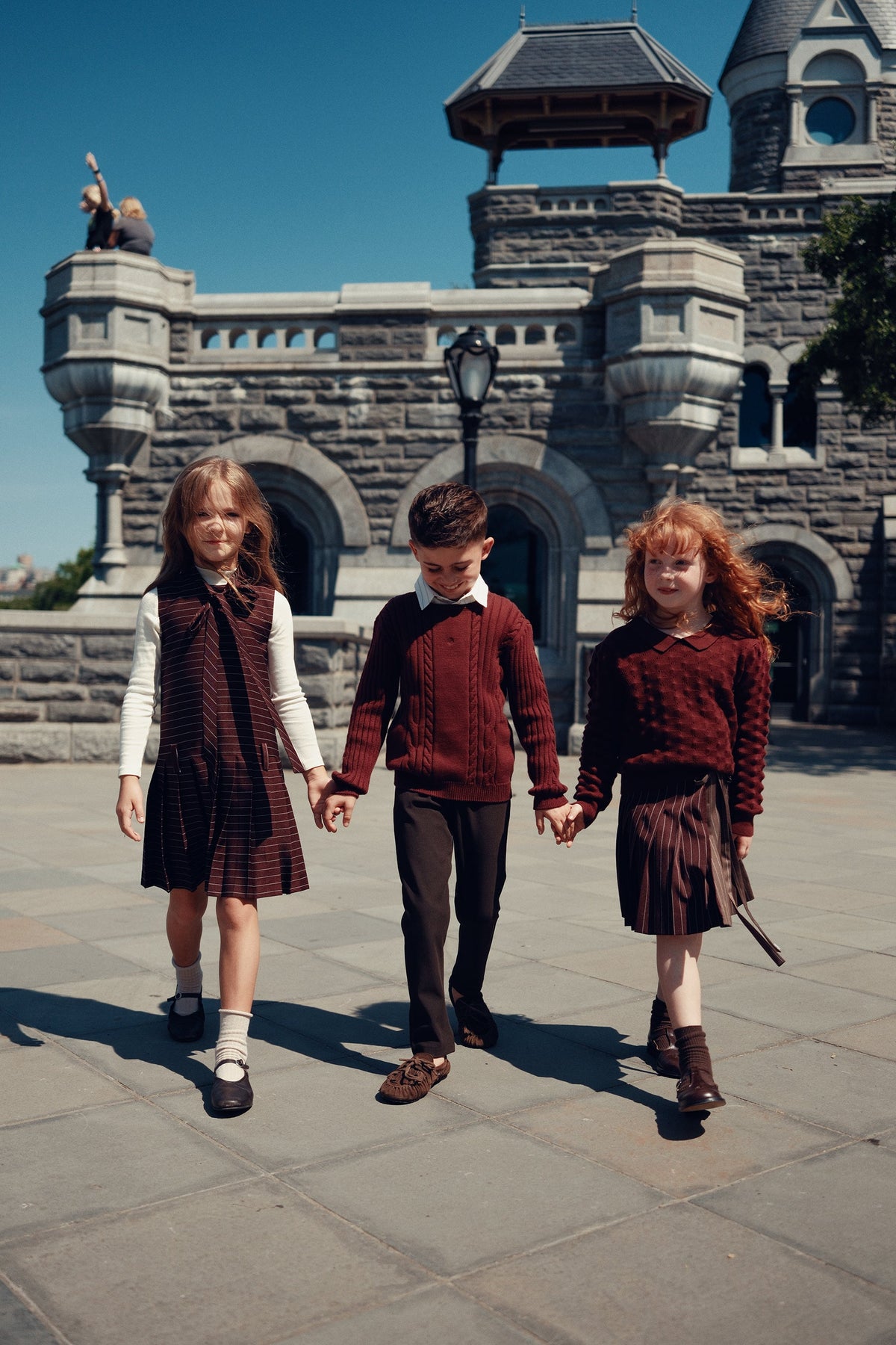 Olivia Wrap Skirt - Maroon by Shop Cottier (view 3 of 4)