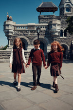 Olivia Wrap Skirt - Maroon by Shop Cottier (view 3 of 4)