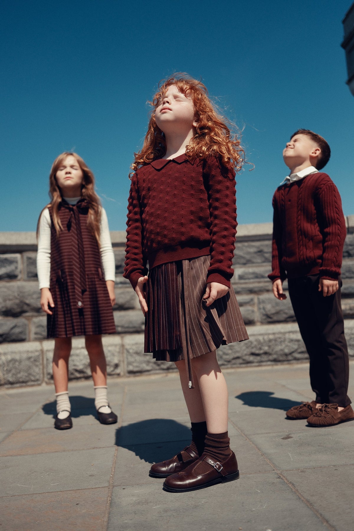 Olivia Knit Sweater - Cranberry by Shop Cottier (view 4 of 4)