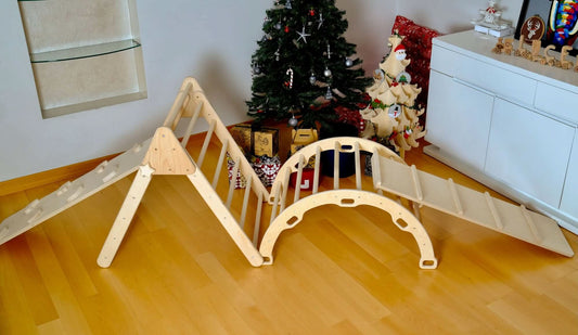 Montessori Climbing Set 5 Pieces Indoor Playset For Kids Kidodido Everetts Place: Online Boutique