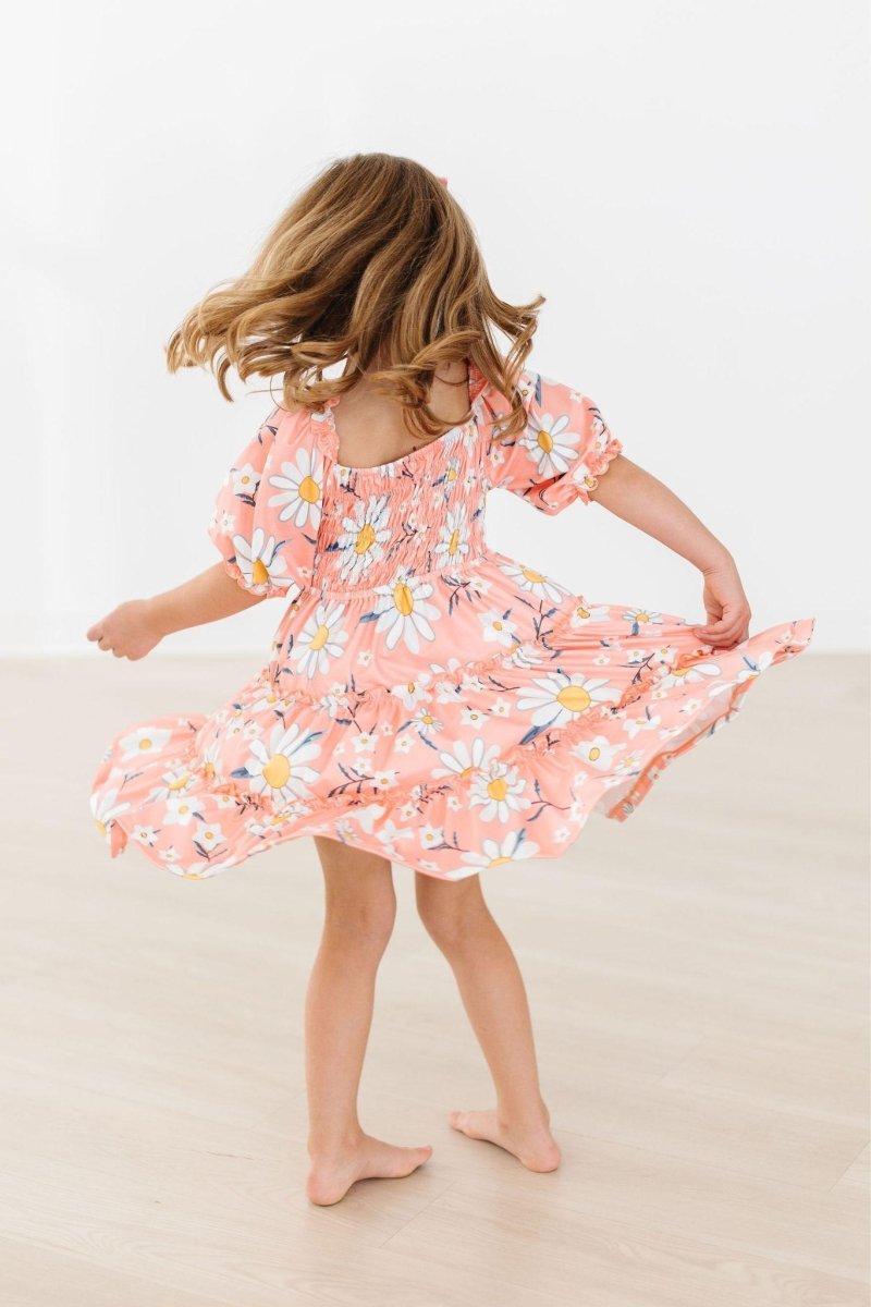 Mila & Rose ® Daisy Darling Smocked Ruffle Dress For Girls Mila Rose - Everetts Place Boutique - 