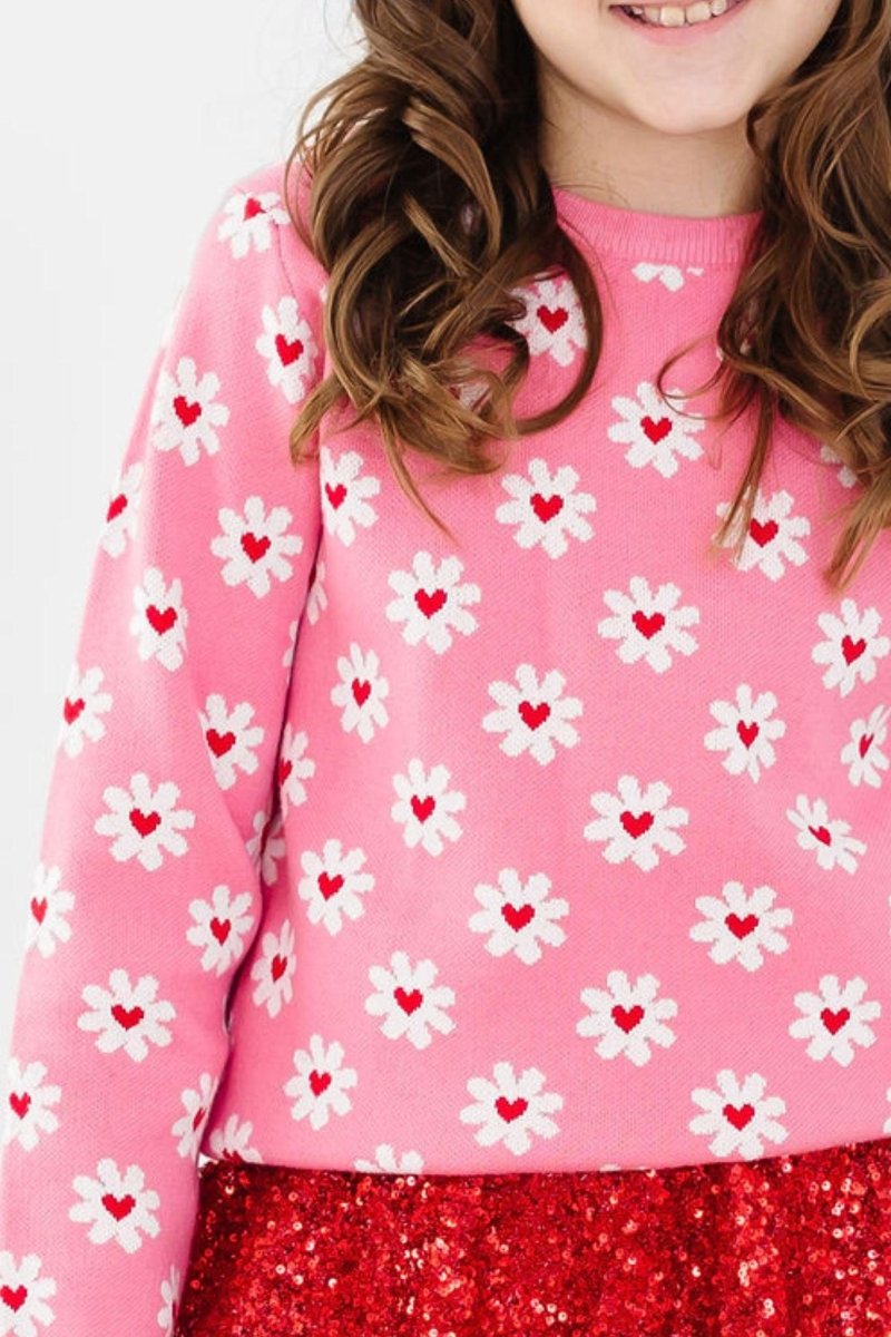 Mila & Rose ® Daisy Delight Sweater From Mila And Rose Cozy Knitwear - Everetts Place Boutique - 