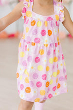 Mila & Rose ® Daisy Doodles Ruffle Cross Back Dress Mila And Rose Girls - Everetts Place Boutique - 