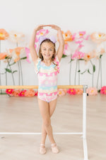 Mila & Rose ® Daisy Dreams Flutter Sleeve Leotard For Girls Dance Class - Everetts Place Boutique - 