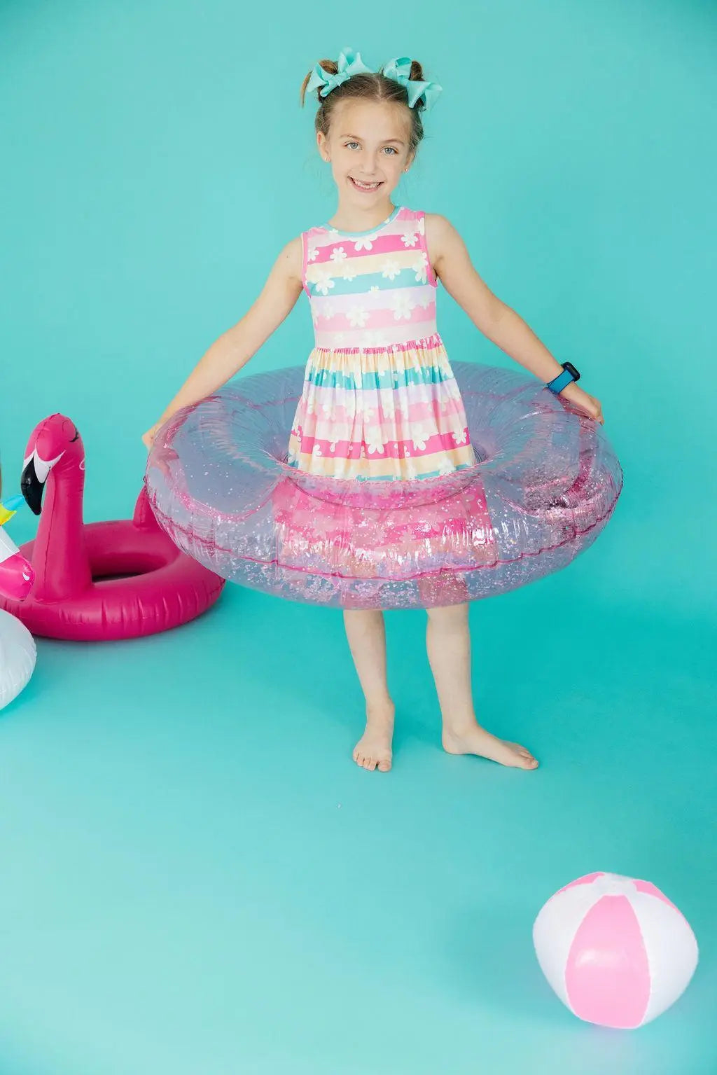 Daisy Dreams Tank Twirl Dress - Pink, Child, Dress, Fun, Toddler | Everetts Place