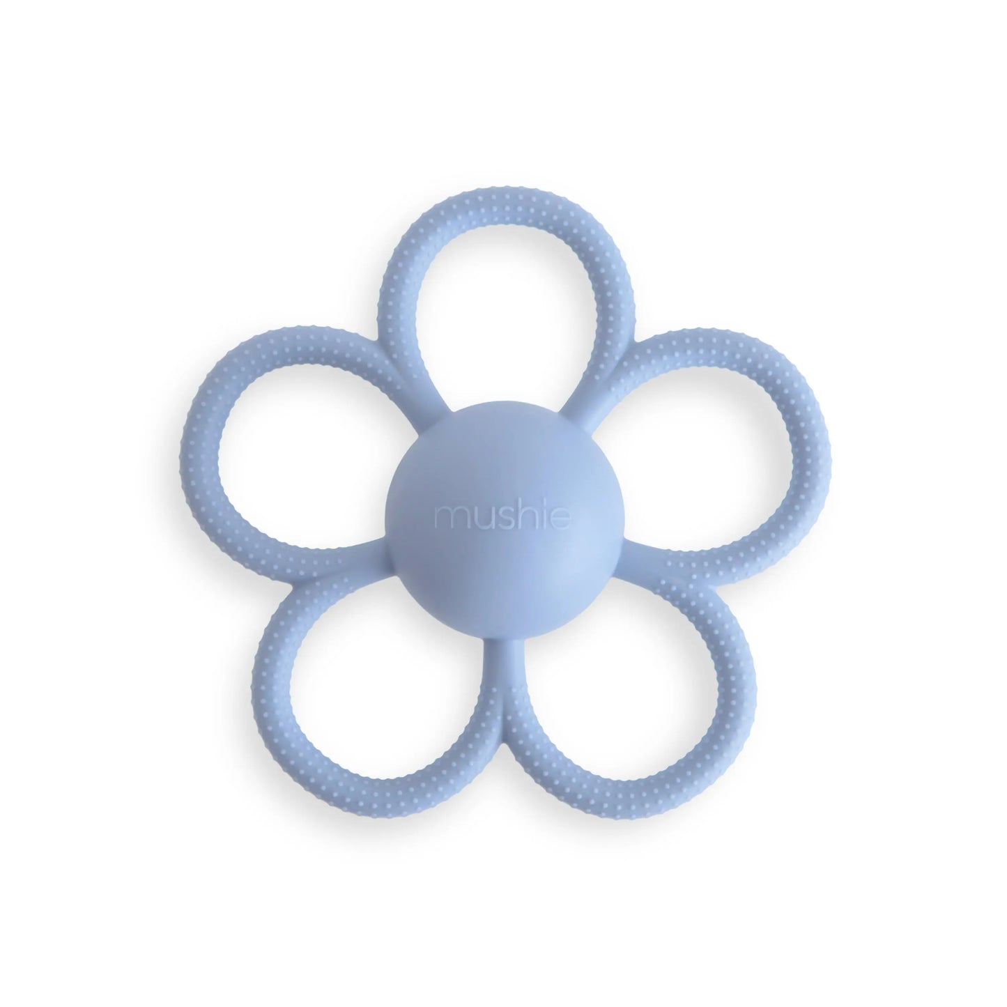 Daisy Rattle Teether Silicone Baby Toy with Built In Rattle for Soothing Relief Mushie