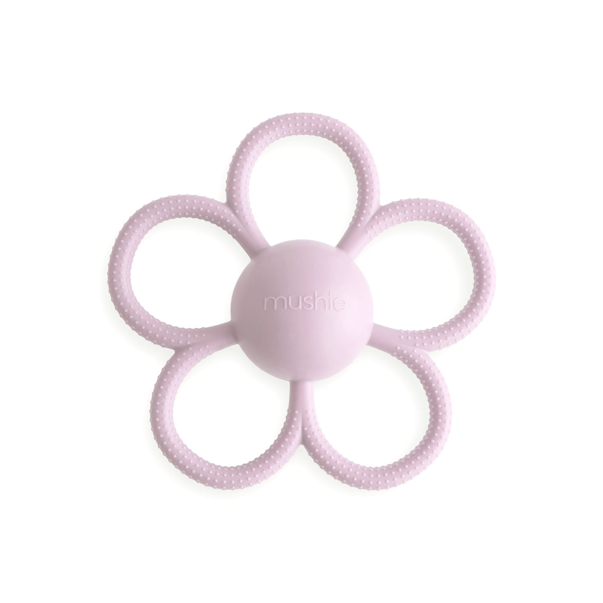 Daisy Rattle Teether by Mushie at Everetts Place