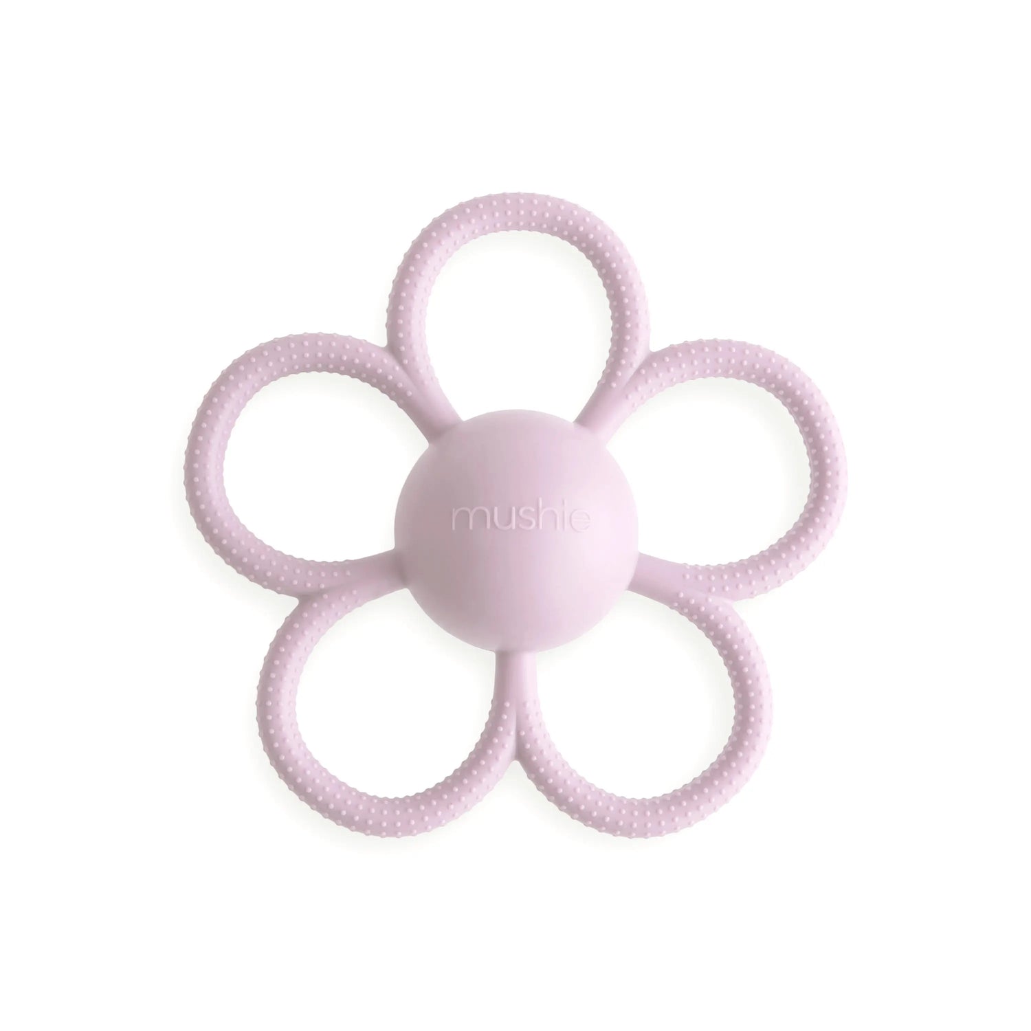 Mushie Daisy Rattle Teether Silicone Baby Toy with Built In Rattle for Soothing Relief - Baby & Toddler > Baby Toys & Activity Equipment > Baby Activity Toys > Rattles toys